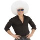 Peluca Afro Sobredimensionada color Blanca