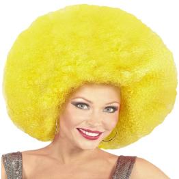 Peluca Afro Sobredimensionada color Amarillo