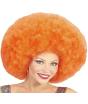 Peluca Afro Sobredimensionada color Naranja