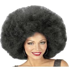 Peluca Afro Sobredimensionada Negra