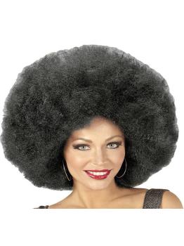 Peluca Afro Sobredimensionada Negra