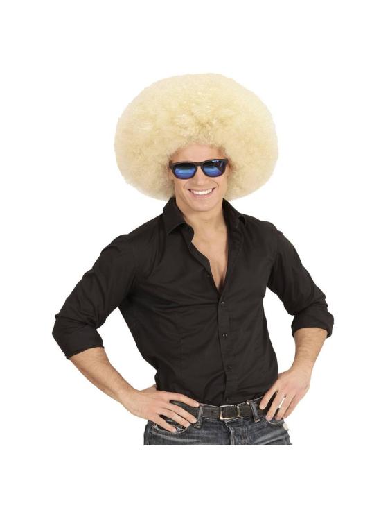 Peluca Afro Sobredimensionada color Rubia