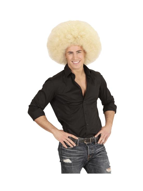 Peluca Afro Sobredimensionada color Rubia