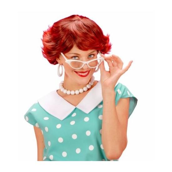 Peluca de los años 50 Pelirroja corta Peluca de los años 50 Pelirroja corta
