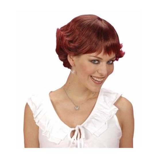 Peluca de los años 50 Pelirroja corta Peluca de los años 50 Pelirroja corta