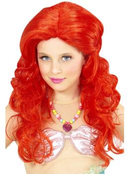 Peluca Ariel Sirenita niña