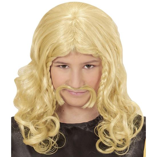 Peluca Asterix o Vikingo para niños