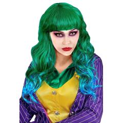 Peluca Verde Joker adulta