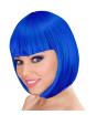 Peluca Cabaret Flequillo Azul