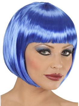Peluca cabaret Media Melena Azul
