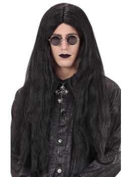 Peluca cantante Ozzy o Vampiro para hombre