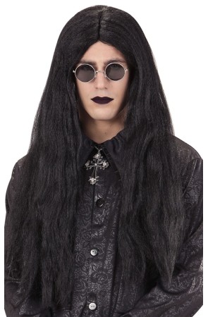 Peluca cantante Ozzy o Vampiro para hombre