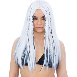 Peluca Christina 90s Blanca