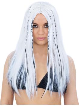 Peluca Christina 90s Blanca