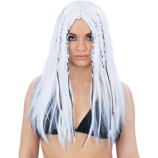 Peluca Christina 90s Blanca