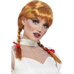 Peluca Coletas Muñeca Annabelle
