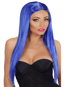 Peluca color Azul Glamour