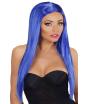 Peluca color Azul Glamour