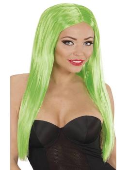 Peluca color Verde Glamour