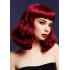 Peluca con flequillo corto Fever Bettie, Ciruela