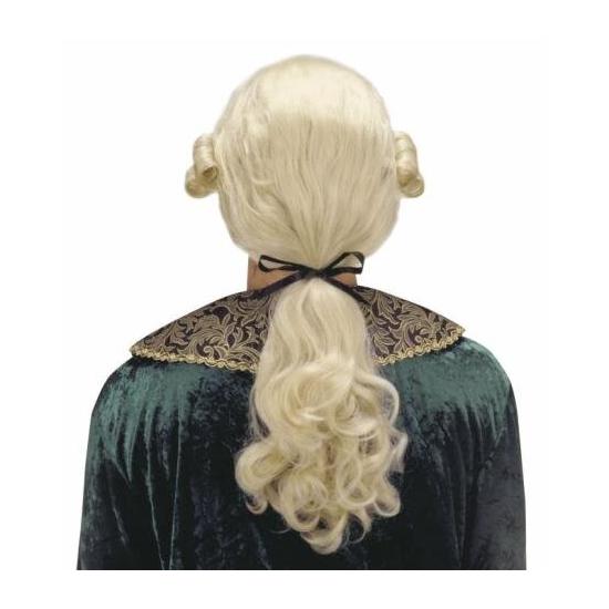 Peluca de Cortesano Elegante. Peluca de Cortesano Elegante.