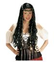 Peluca Dama Medieval Morena.