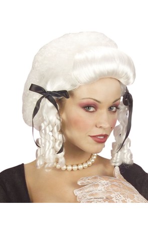 Peluca de Cortesana Lady Colonial.