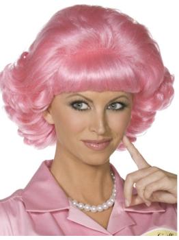 Peluca de Frenchy de Grease Rosa