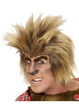 Peluca de hombre lobo rubia