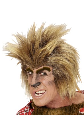 Peluca de hombre lobo rubia