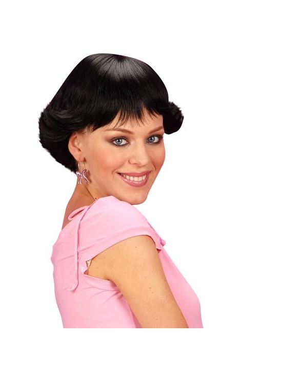 Peluca Años 50 Morena Corta mujer
