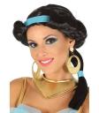 Peluca de princesa Jasmine adulta