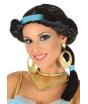 Peluca de princesa Jasmine adulta