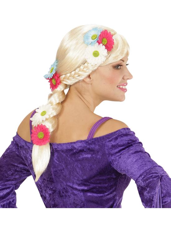 Peluca de Rapunzel para adulta