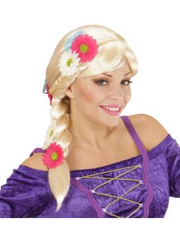 Peluca de Rapunzel para adulta