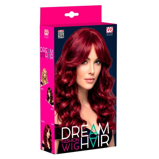 Peluca Larga Rizada Glamour Mujer | Peluca Ondulada Realista para Carnaval y Cosplay
