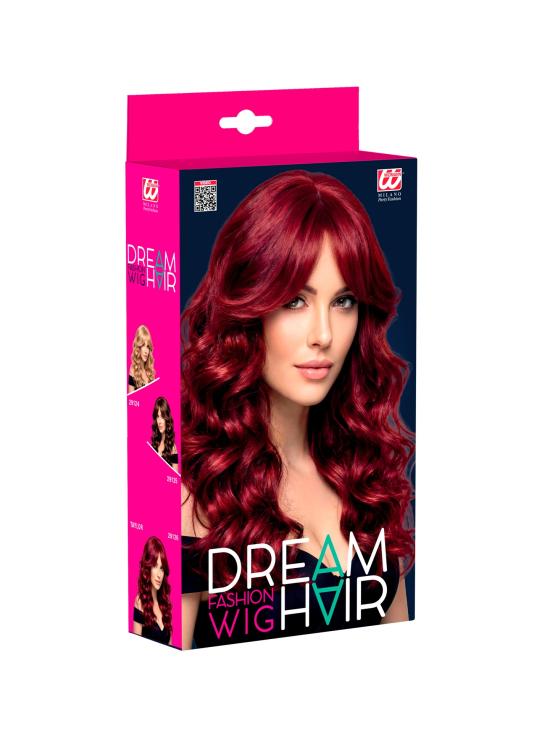 Peluca Larga Rizada Glamour Mujer | Peluca Ondulada Realista para Carnaval y Cosplay