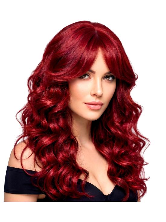 Peluca Larga Rizada Glamour Mujer | Peluca Ondulada Realista para Carnaval y Cosplay