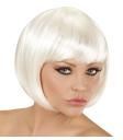 Peluca Disfraz Cabaret Color Blanca.