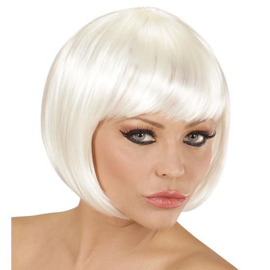 Peluca Disfraz Cabaret Color Blanca. Peluca Disfraz Cabaret Color Blanca.