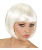 Peluca Disfraz Cabaret Color Blanca.