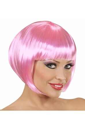 Peluca disfraz Cabaret Rosa Cabaret