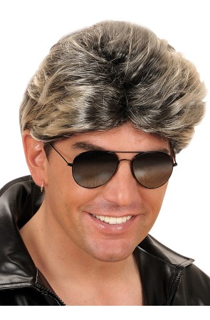 Peluca disfraz de los 80 George Michael.