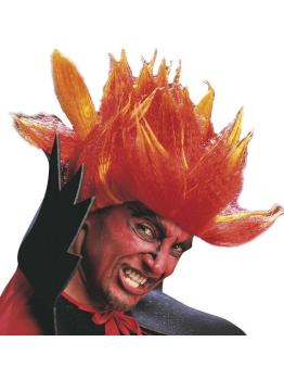 Peluca Disfraz Llamas Fuego