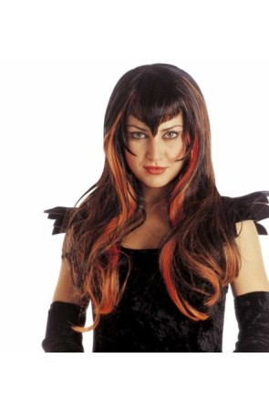 Peluca disfraz Vampira Fashion .