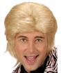 Peluca efecto mojado hombre color rubia