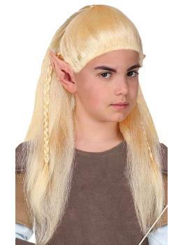 Peluca Elfo Legolas niño