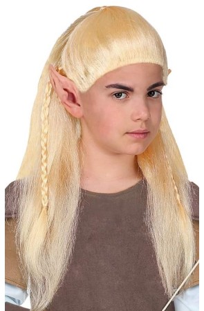 Peluca Elfo Legolas niño