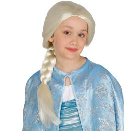 Peluca Elsa Frozen infantil