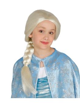 Peluca Elsa Frozen infantil